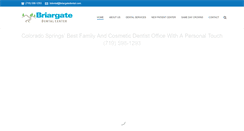 Desktop Screenshot of briargatedental.com