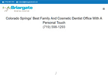 Tablet Screenshot of briargatedental.com